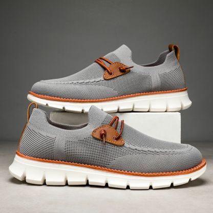 Men's Lace Up Oxford Shoes,Casual Mesh Walking Shoes Comfortable Sneakers