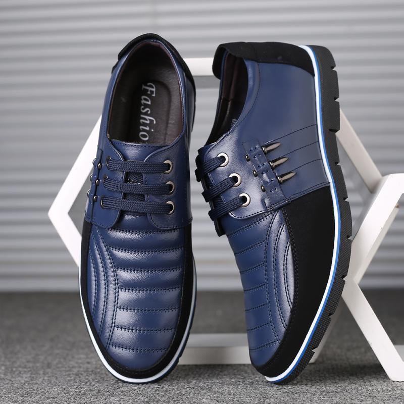 🔥Hot Sale🎁--70% OFF 🎉Men Splicing Non Slip Business Casual Comfortable Leather Oxfords