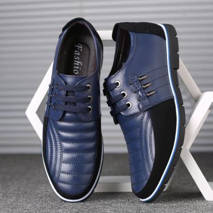 🔥Hot Sale🎁--70% OFF 🎉Men Splicing Non Slip Business Casual Comfortable Leather Oxfords