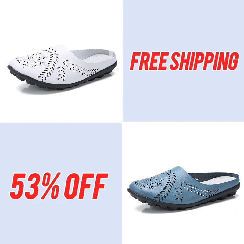 Summer Casual All-match Hollow Slippers