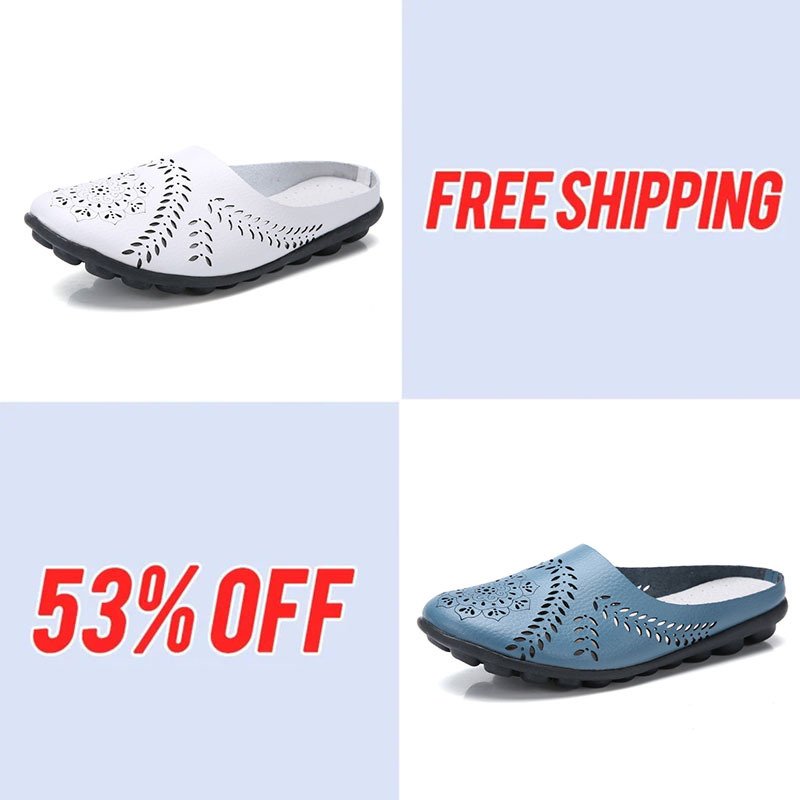 Summer Casual All-match Hollow Slippers