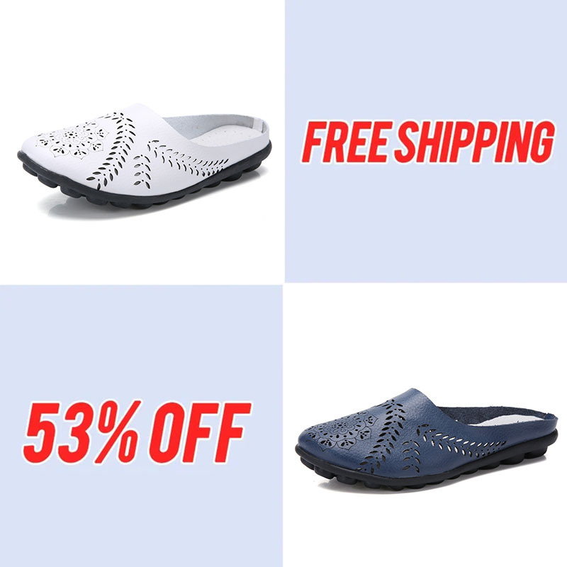 Summer Casual All-match Hollow Slippers