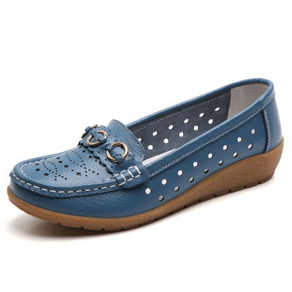 2023 NEW - Women's Breathable Leather Loafers