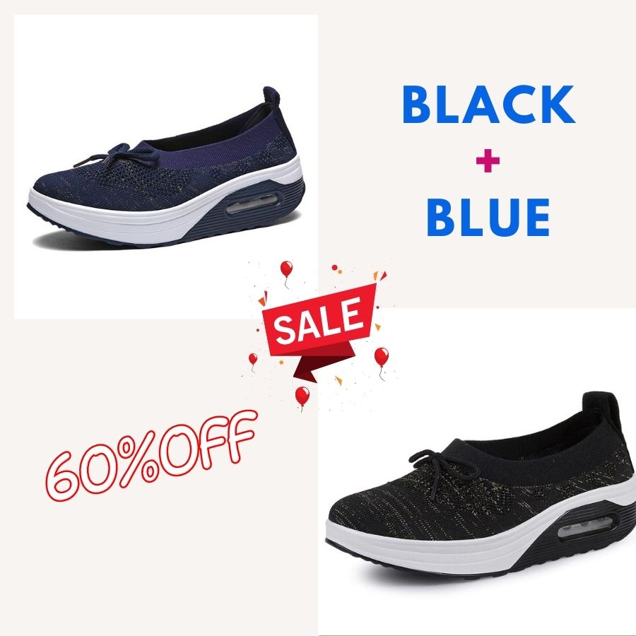 🔥Summer Top Sale🔥Women Lightweight Slip-on Air Cushion Orthopedic Walking Shoes