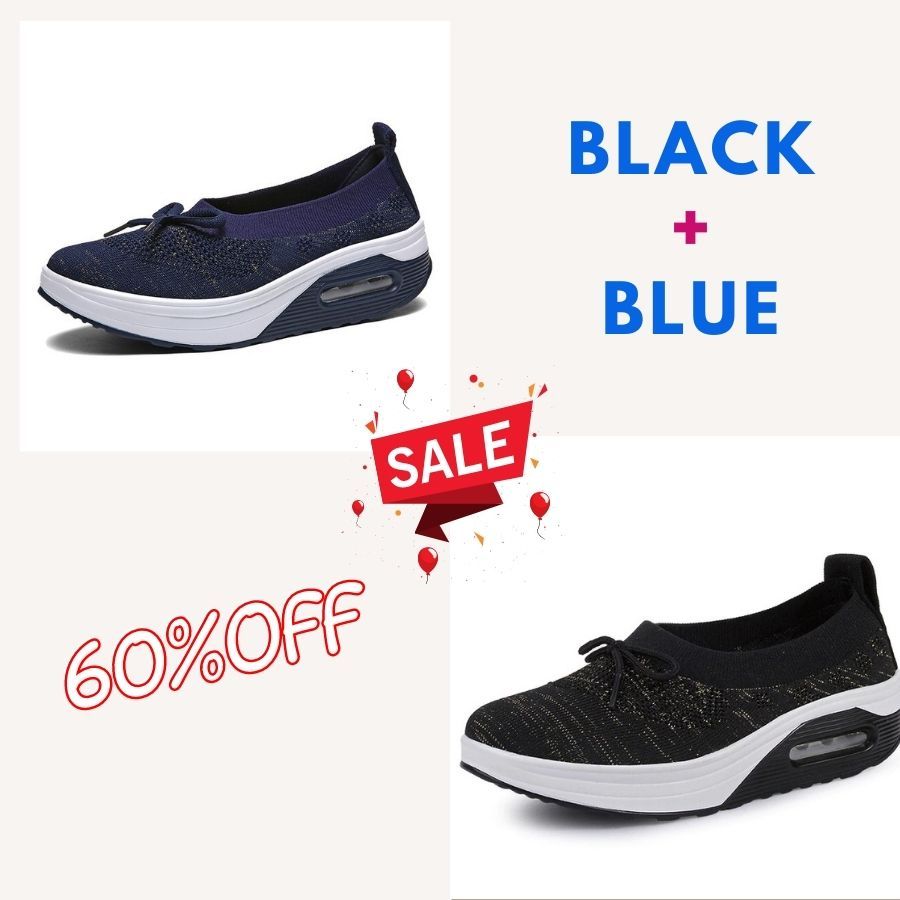 🔥Summer Top Sale🔥Women Lightweight Slip-on Air Cushion Orthopedic Walking Shoes