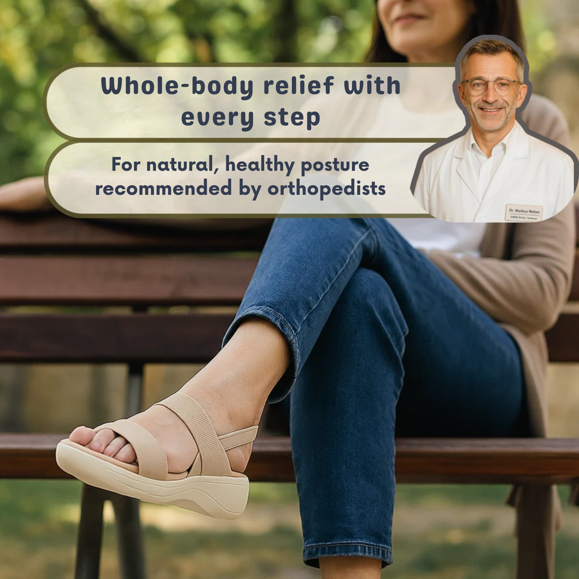 Ergonomic Orthopedic Women's Sandals for Pain Relief – SoftWalk