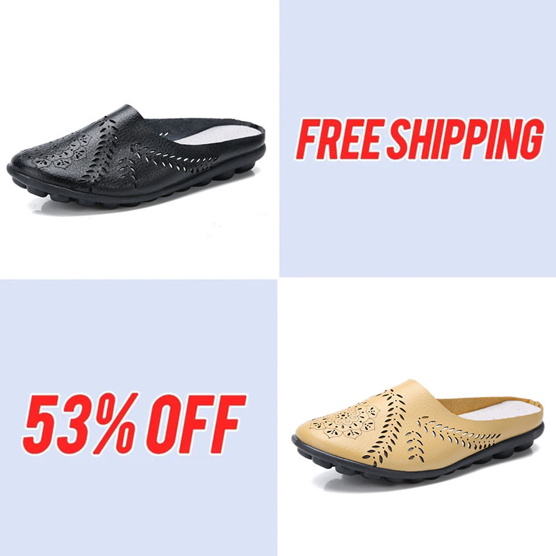 Summer Casual All-match Hollow Slippers
