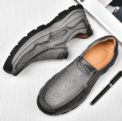🔥Hot Sale🎁--30% OFF 🎉Mens Non-slip Soft Sole Comfy Casual Genuine Leather Loafers