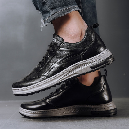 Men's Arch Support Leather Cushion Shoes