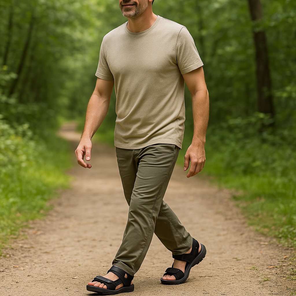Ergonomic Orthopaedic Men's Sandals for Pain Relief - OrthoClaim