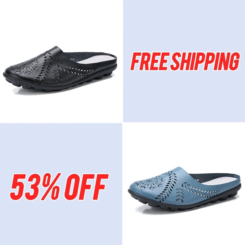 Summer Casual All-match Hollow Slippers