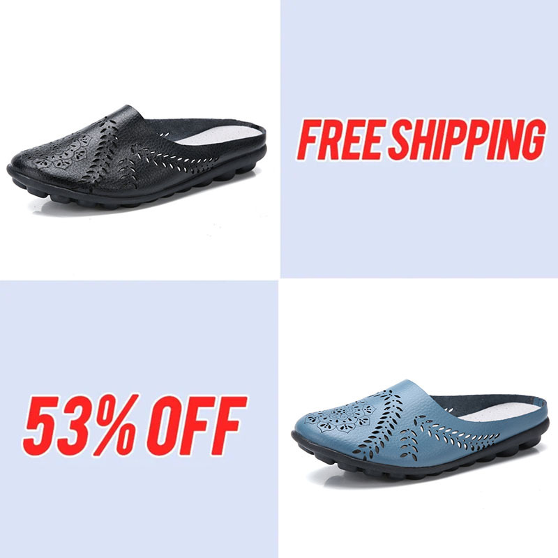 Summer Casual All-match Hollow Slippers