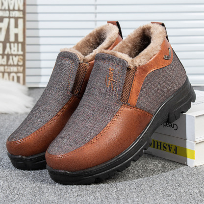 Men's Winter Fleece Warm Comfortable Sneakers