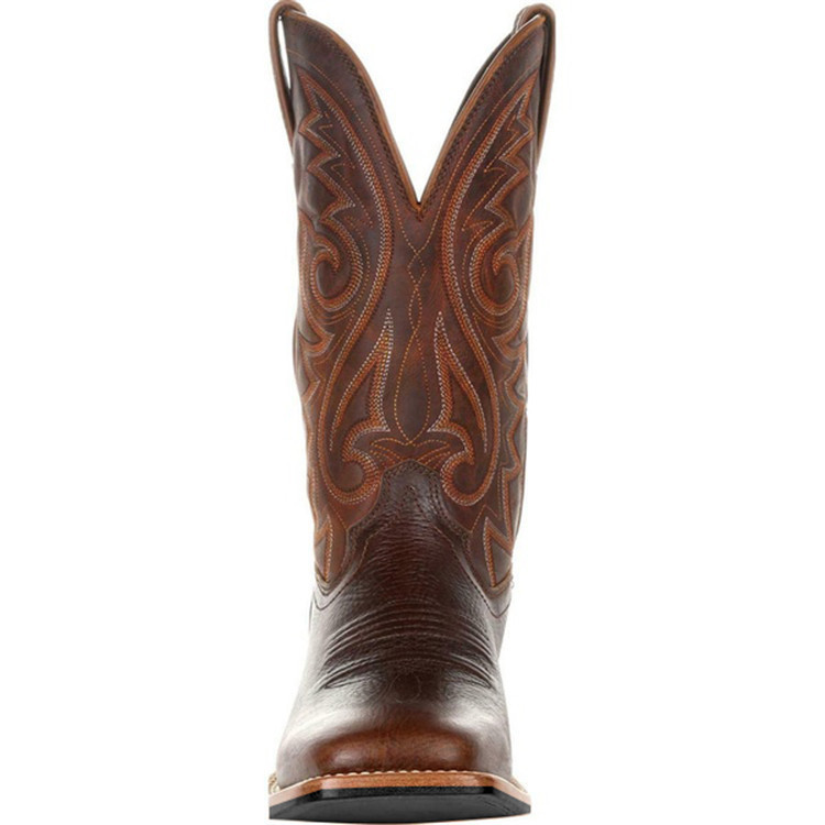 Tall Embroidered Retro Men's Boots