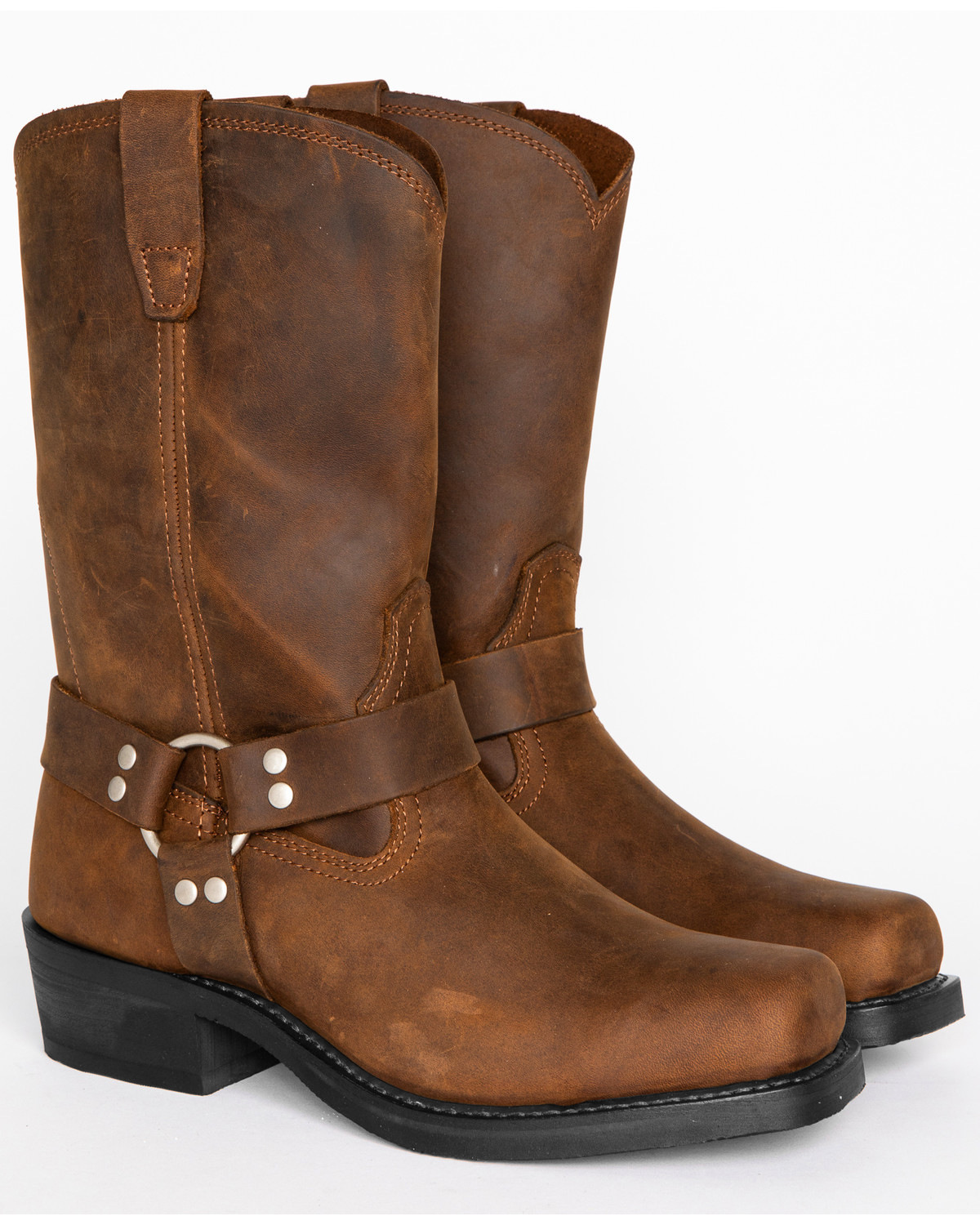 MEN'S BUCKLE CAVED WORK BOOTS