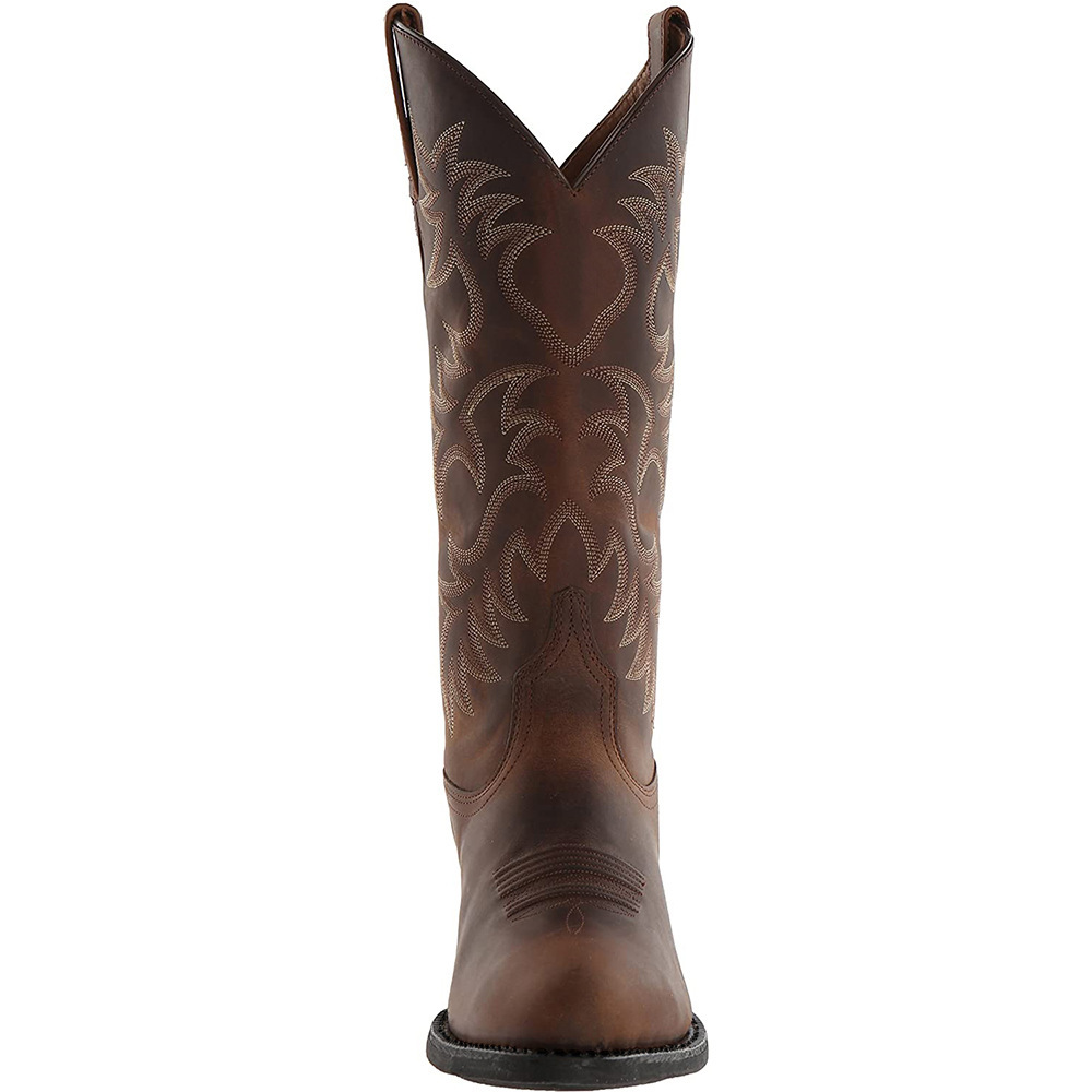 Men's Embroidered High Boots