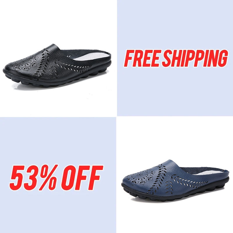 Summer Casual All-match Hollow Slippers
