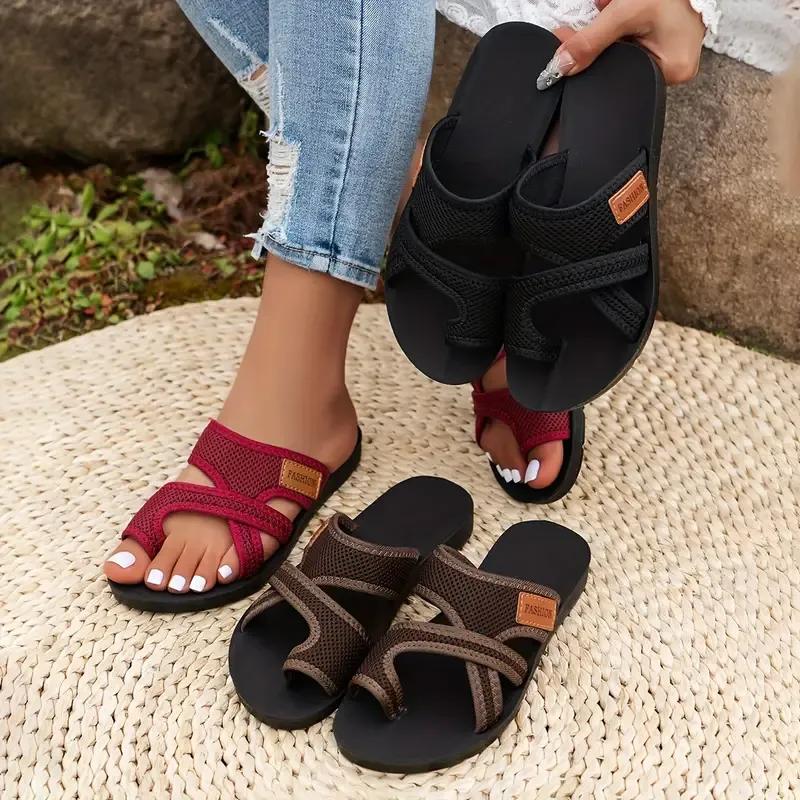 🔥Last Day Promotion 50% OFF✨2024Women's Hollow Mesh Slide Sandals
