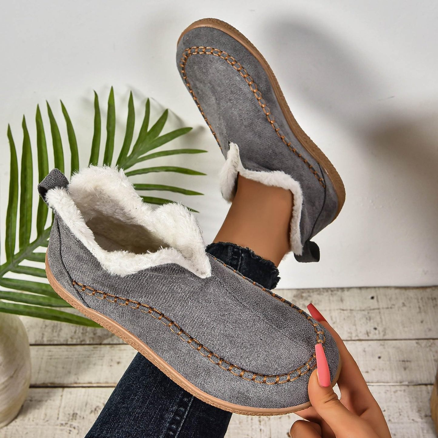 OrthoCozy - Barefoot slippers: Ultra-cozy and thermally insulated