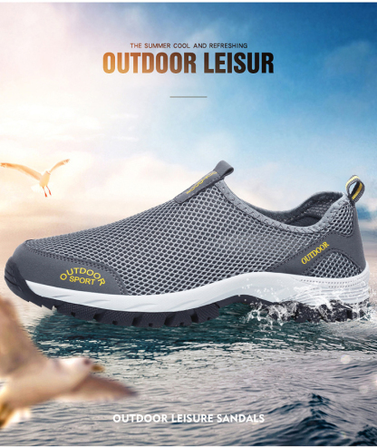 MEN'S THIN OUTDOOR HIKING SHOES NON-SLIP SPORTS SHOES