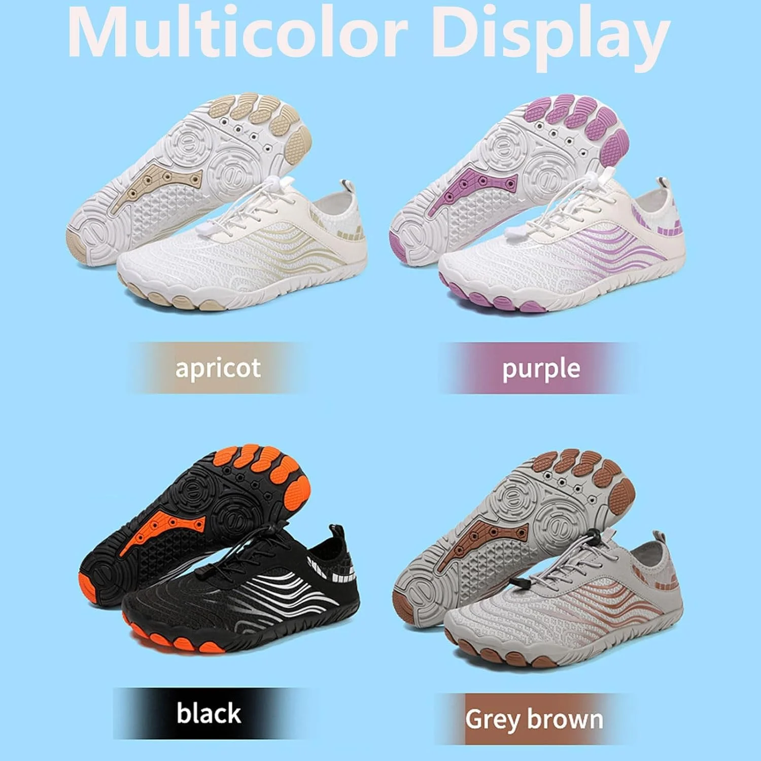 💝Summer Sale 75% OFF⭐ Hike Footwear Barefoot Shoes for Women Men, Grounding Shoes with Copper, Barefoot Shoes Wide Toe Water Shoes