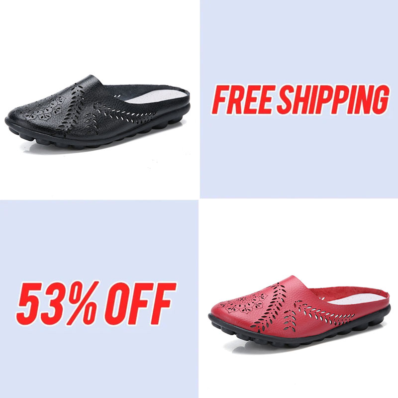 Summer Casual All-match Hollow Slippers