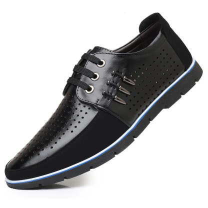 🔥Hot Sale🎁--70% OFF 🎉Men Splicing Non Slip Business Casual Comfortable Leather Oxfords