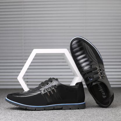 🔥Hot Sale🎁--70% OFF 🎉Men Splicing Non Slip Business Casual Comfortable Leather Oxfords