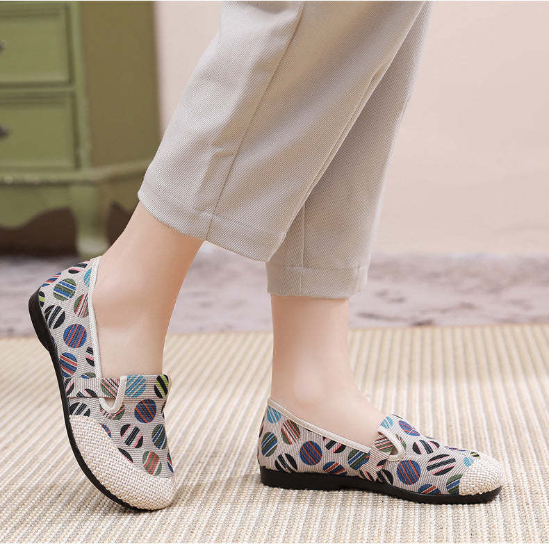 Women's Breathable Linen Flat Fisherman's Shoes