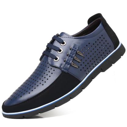 🔥Hot Sale🎁--70% OFF 🎉Men Splicing Non Slip Business Casual Comfortable Leather Oxfords