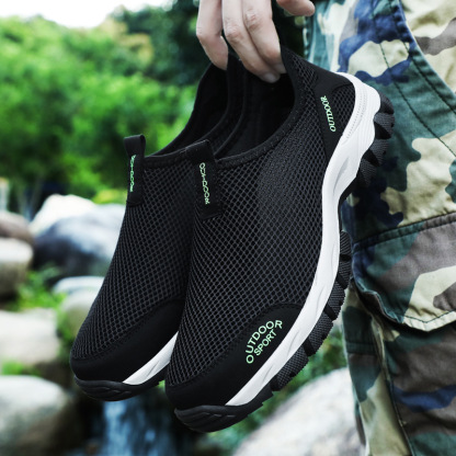 MEN'S THIN OUTDOOR HIKING SHOES NON-SLIP SPORTS SHOES