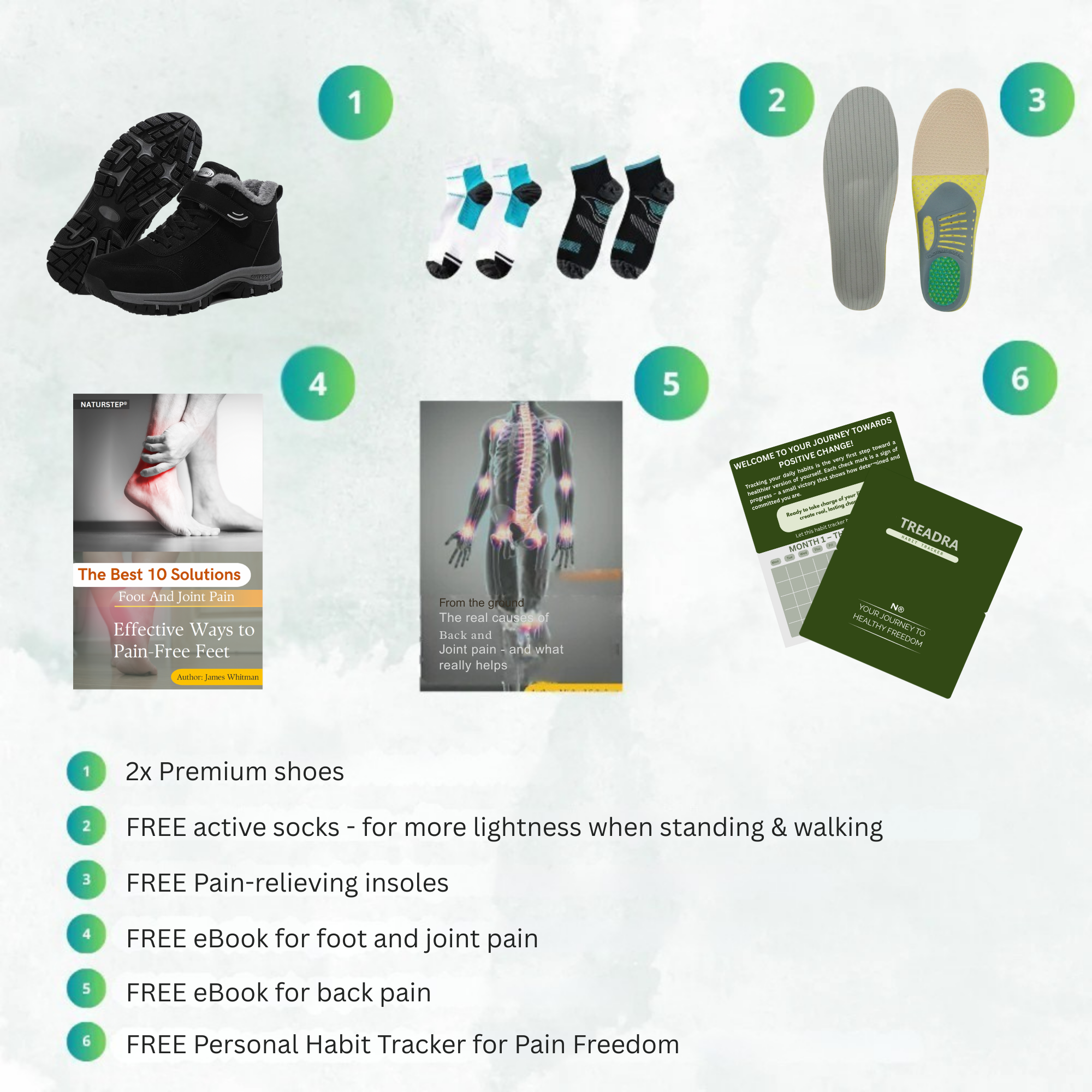 Ergonomic Velcro Boots with Generous Toe and Heel Area - OrthoRelief