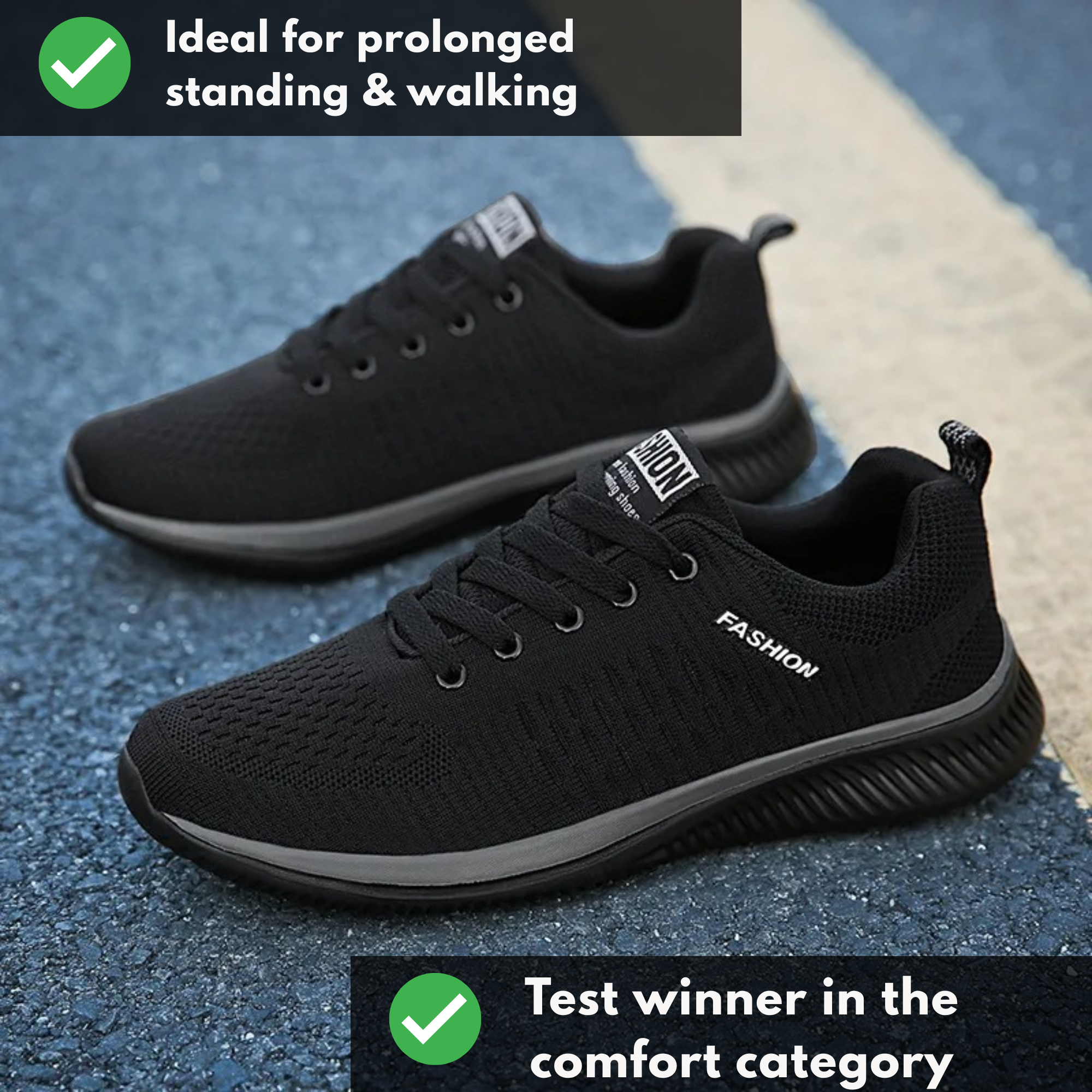 Comfortable everyday shoe with style & relief – OrthoForm Unisex