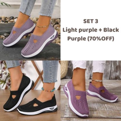[#1 Trending 2024] PREMIUM [Women's Woven Orthopedic Breathable Soft Shoes (SALE 70% OFF)