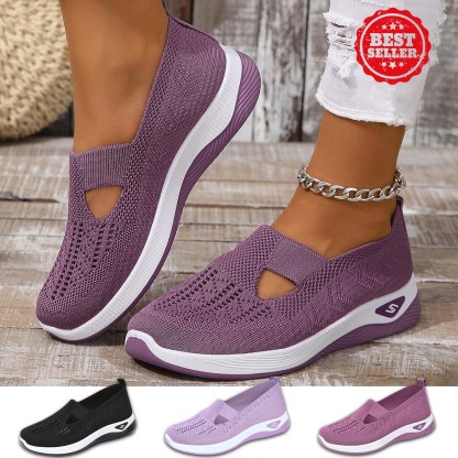[#1 Trending 2024] PREMIUM [Women's Woven Orthopedic Breathable Soft Shoes (SALE 70% OFF)