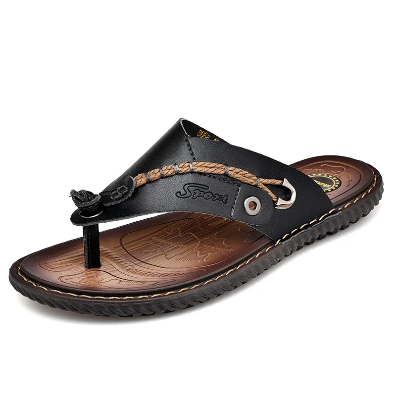 🔥Hot Sale 60% OFF🔥 Mens Casual Comfy Soft Sole Genuine Leather Sandals