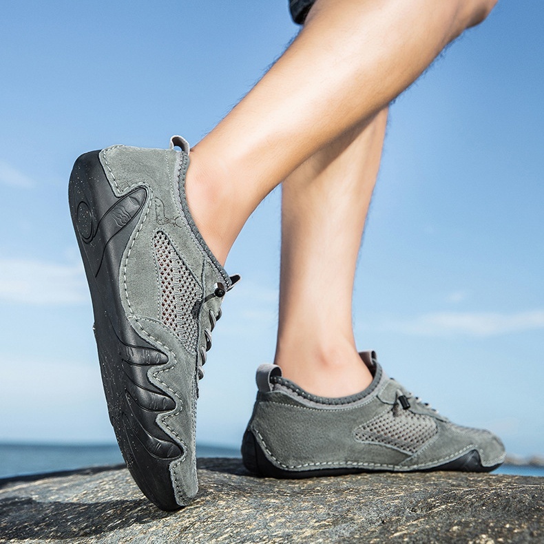 2025 hot sale unisex orthopedic shoes comfortable genuine leather walking shoes