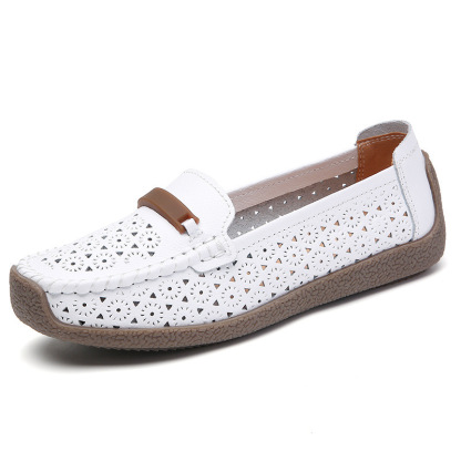 Women's Breathable Leather Loafers