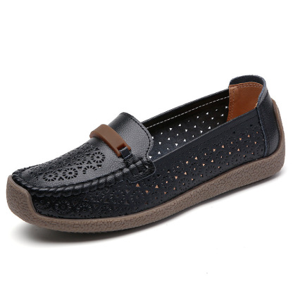 Women's Breathable Leather Loafers