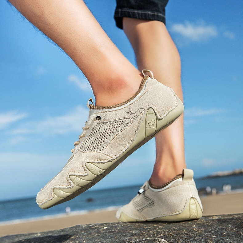2025 hot sale unisex orthopedic shoes comfortable genuine leather walking shoes