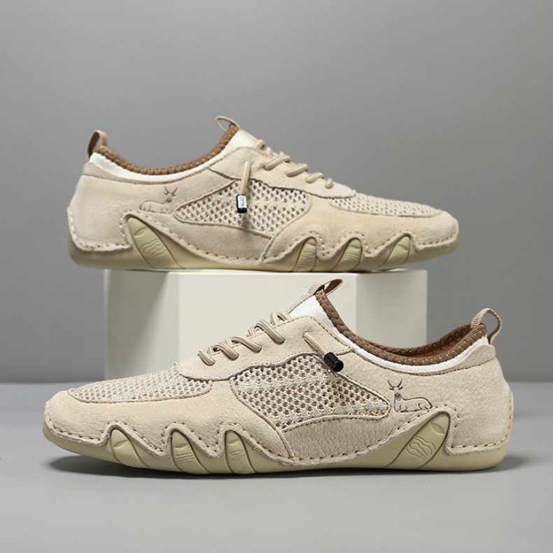 2025 hot sale unisex orthopedic shoes comfortable genuine leather walking shoes