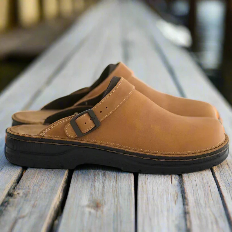 🔥LAST DAY 50% OFF🔥 Orthopedic Leather Comfort Slippers