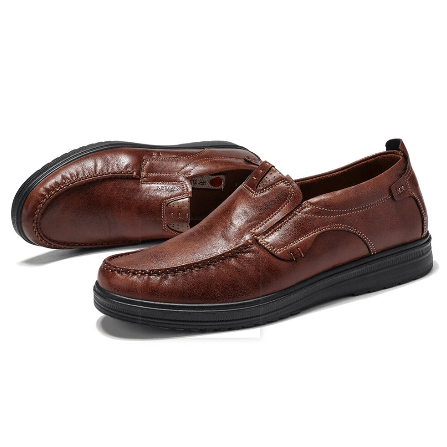 🔥Hot Sale🎁--50% OFF 🎉 Mens Comfy Casual Non-slip Loafers Leather Shoes
