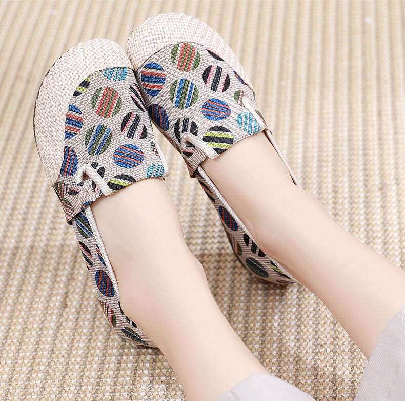 Women's Breathable Linen Flat Fisherman's Shoes