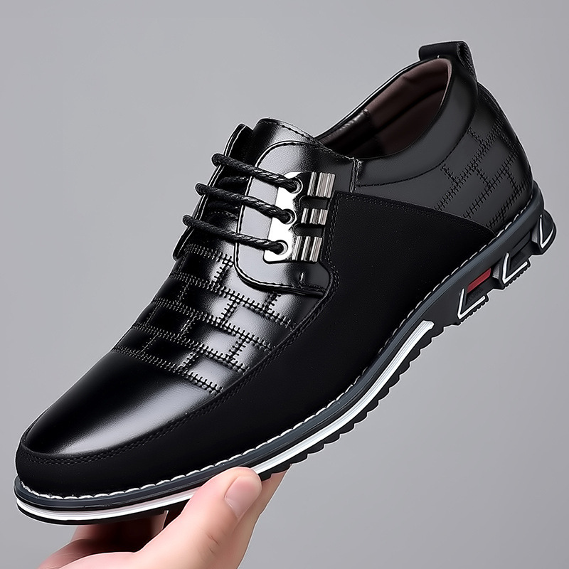 🔥Hot Sale🎁—70% OFF 🎉Men Splicing Non Slip Business Casual Comfortable Leather Oxfords