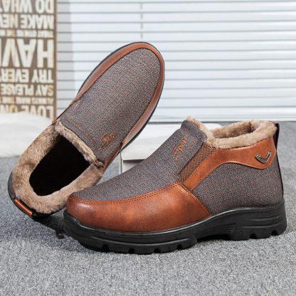 Men's Winter Fleece Warm Comfortable Sneakers