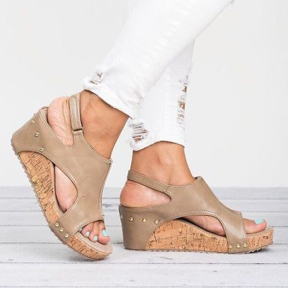 Women's Platform Fish Mouth Sandals