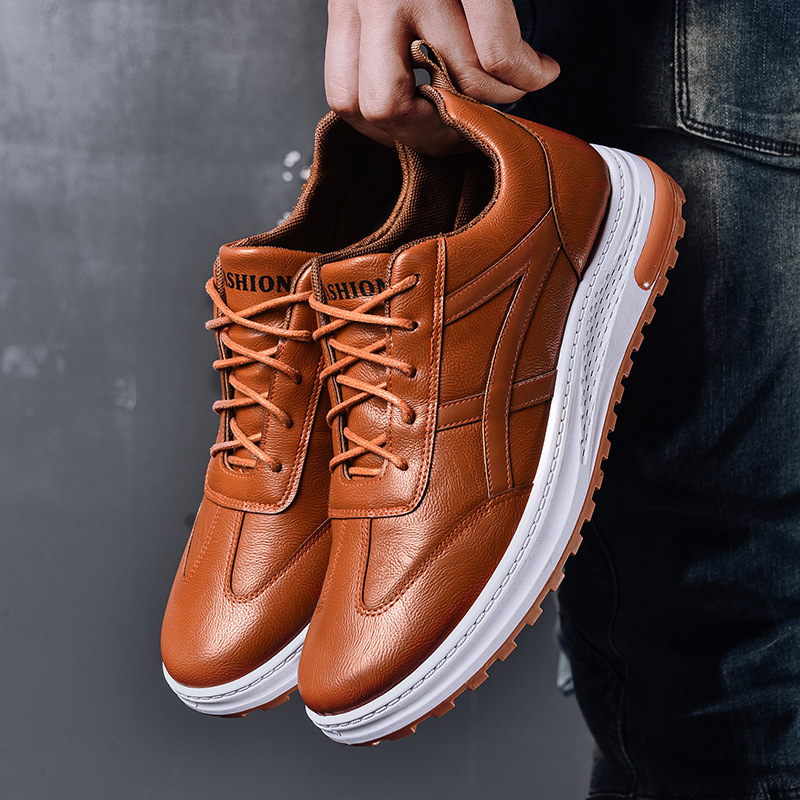 Men's Arch Support Leather Cushion Shoes