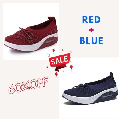 🔥Summer Top Sale🔥Women Lightweight Slip-on Air Cushion Orthopedic Walking Shoes
