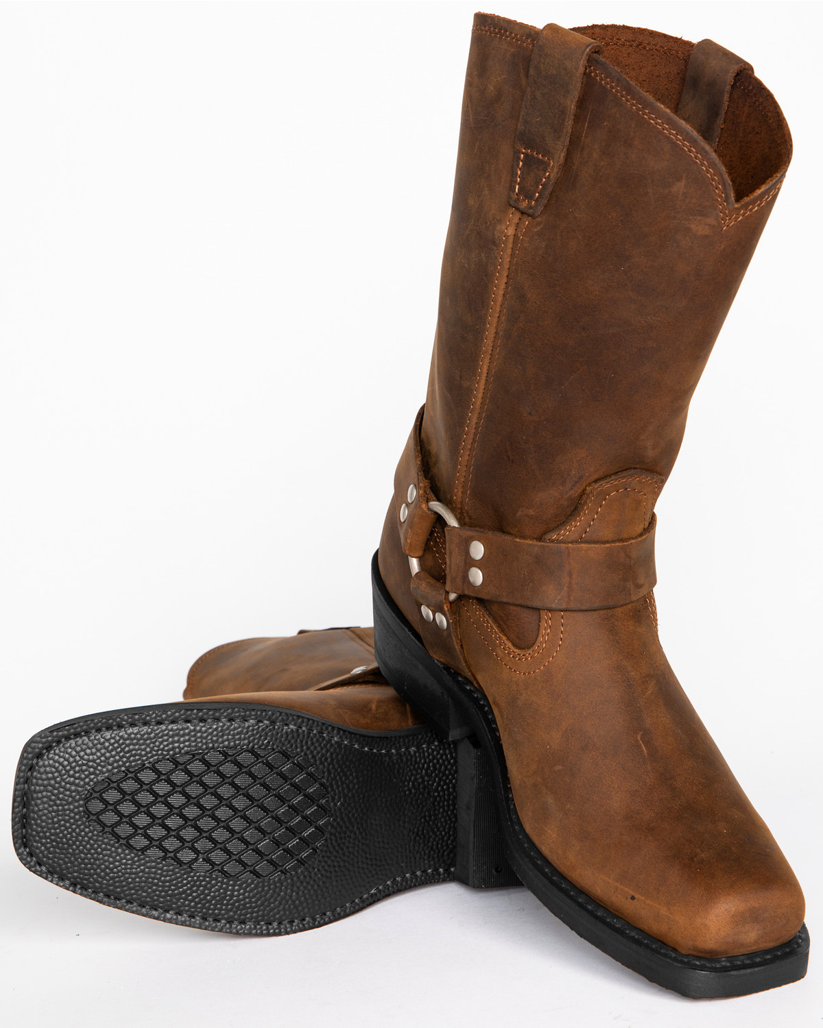 MEN'S BUCKLE CAVED WORK BOOTS